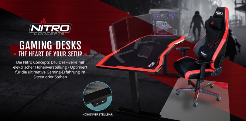 Nitro Concepts D16 – Der spezielle Tisch für Gamer im Detail