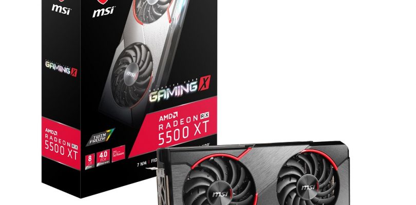 MSI Radeon RX 5500 XT GAMING X im Detail