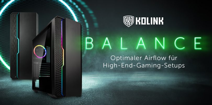 Kolink Balance ARGB – Midi-Tower mit adressierbarer RGB-Beleuchtung