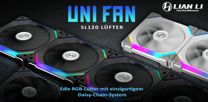 Die Lian Li UNI FAN SL120 Lüfter im Detail