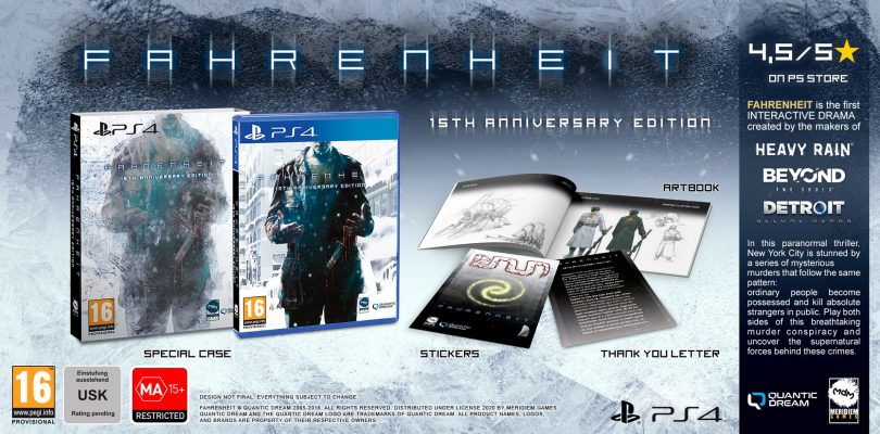 Fahrenheit – Release der 15th Anniversary Edition verschoben