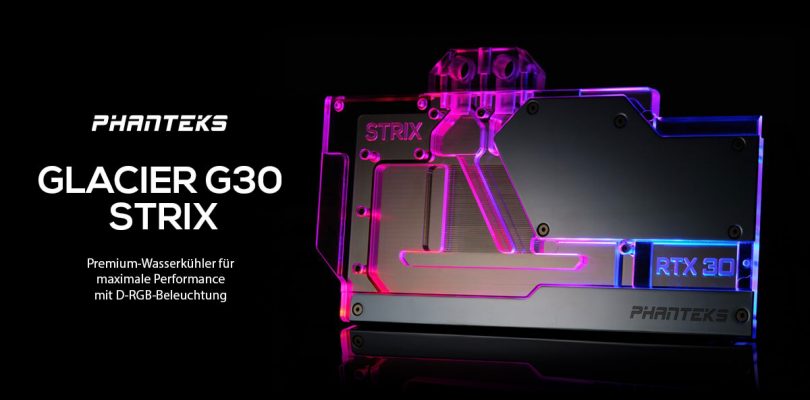 PHANTEKS Glacier G30 STRIX – Die Premium-Wakü für die ASUS GeForce RTX 3000er-Serie im Detail