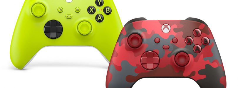 XBox Wireless Controller – Neue Designs Controller Electric Volt und Daystrike Camo Special Edition