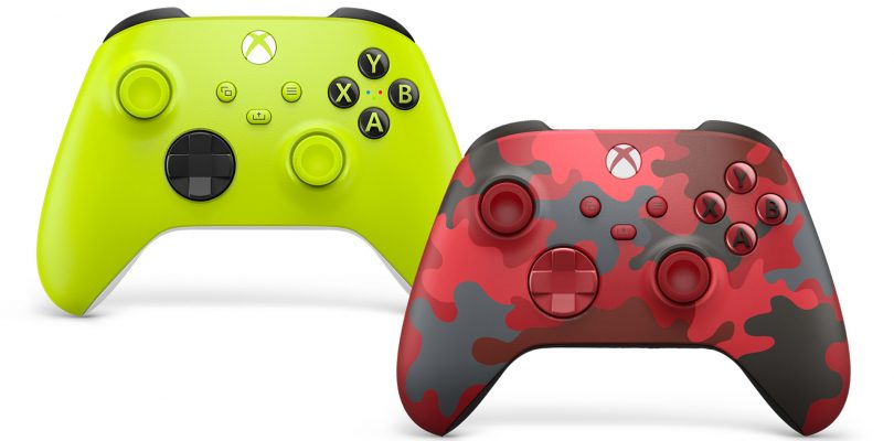 XBox Wireless Controller – Neue Designs Controller Electric Volt und Daystrike Camo Special Edition