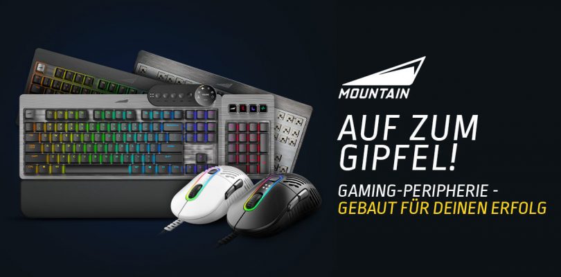 Everest Max Tastatur und Makalu 67 Maus von Mountain im Detail