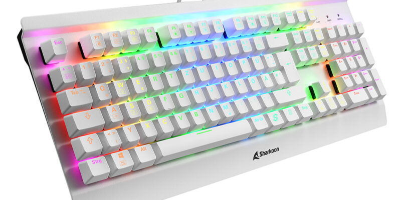 SKILLER SGK3 White – Die Gaming-Tastatur von Sharkoon im Detail