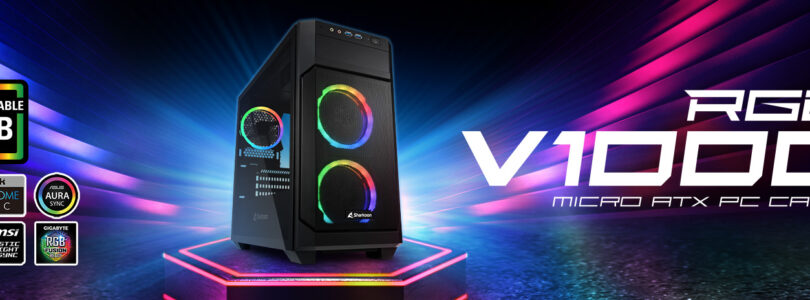 V1000 RGB – Das kompakte ATX-Gehäuse von Sharkoon im Detail
