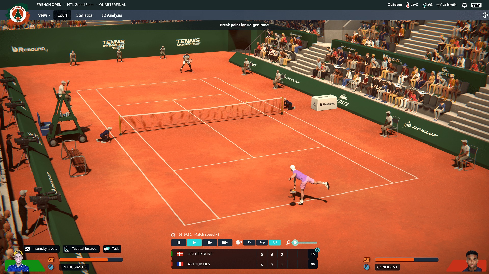 Tennis Manager 2023 startet seinen Release MDEGaming