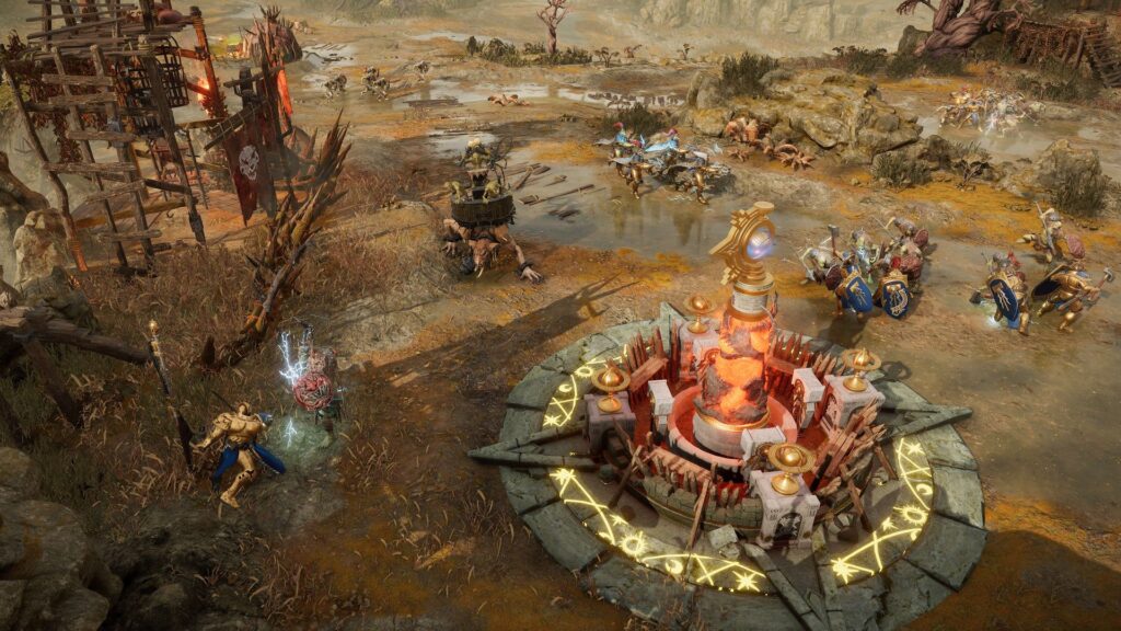 Frontier Developments hat Warhammer Age of Sigmar: Realms of Ruin angekündigt. Das Echtzeit-Strategiespiel wird für den PC via Steam und Epic Games Store und für die Konsolen XBox Series X|S und PS5 erscheinen.