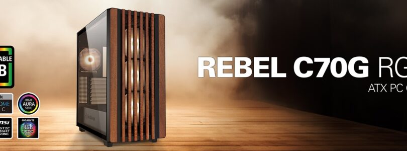 Sharkoon Rebel C70 RGB – ATX-Gehäuse mit Holzverkleidung