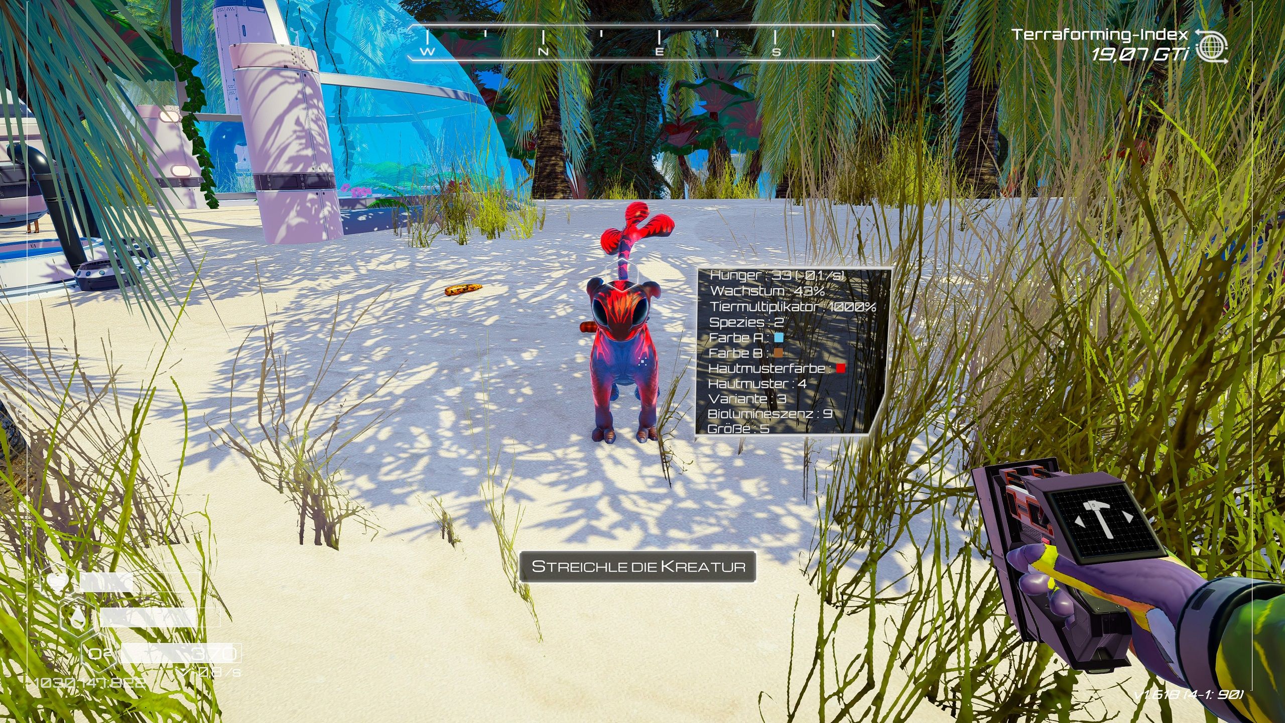 Dieses knuffige Tierchen haben wir durch Genetik selbst erschaffen - The Planet Crafter.